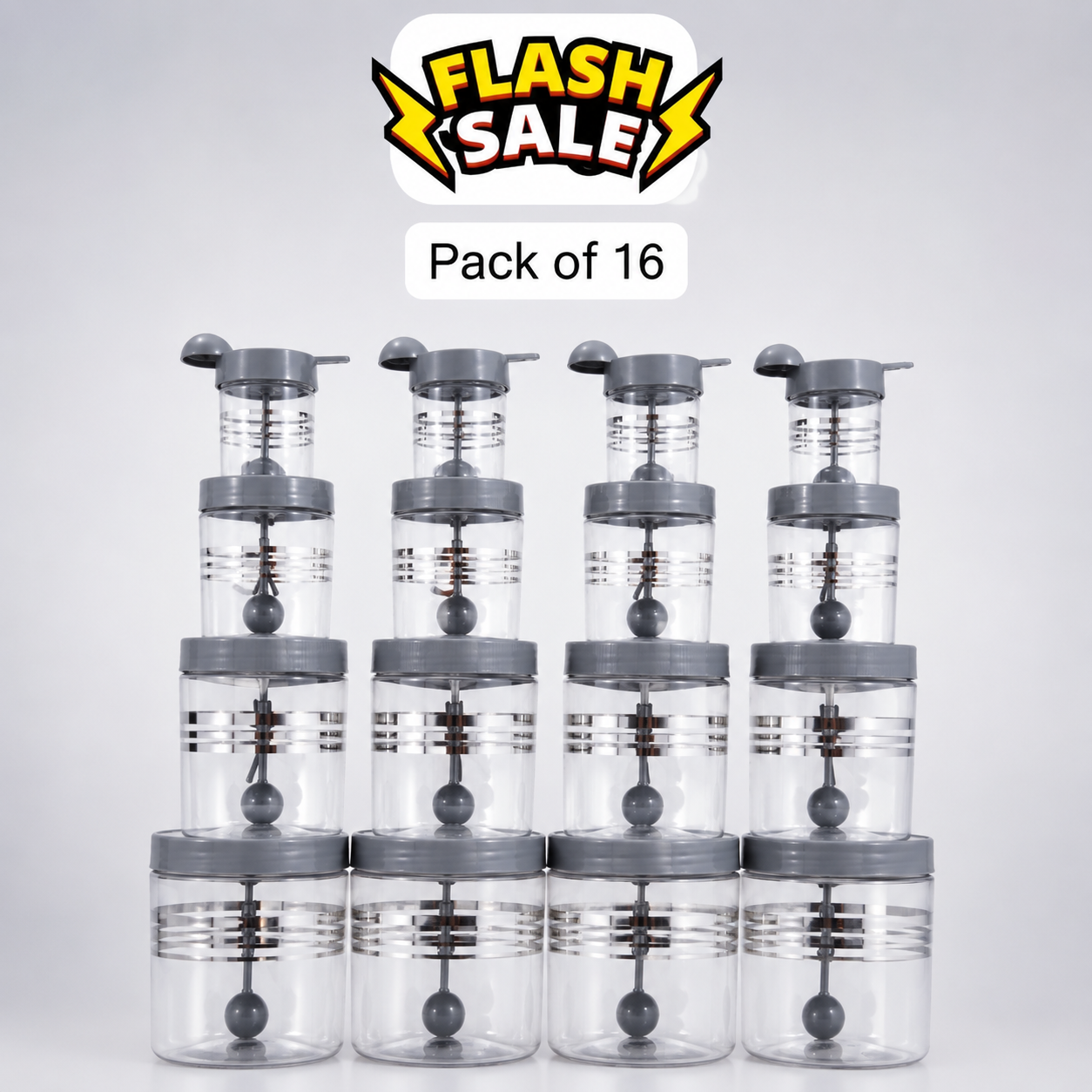 Storepheus™ FreshSeal Pantry Jar Set