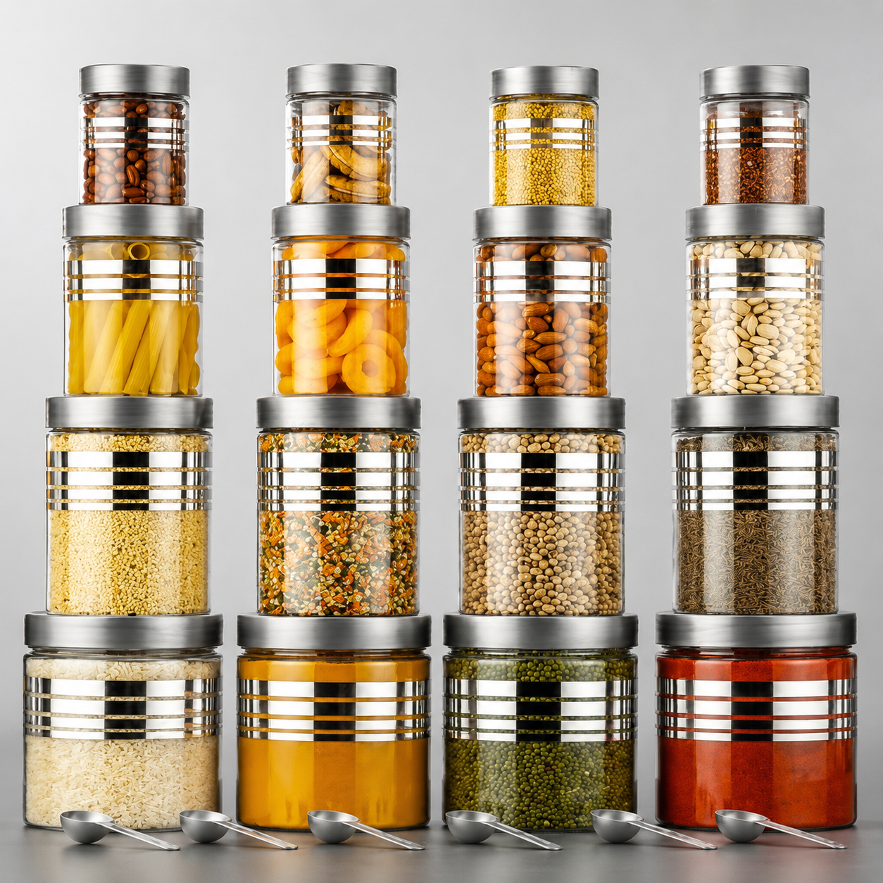 Storepheus™ FreshSeal Pantry Jar Set