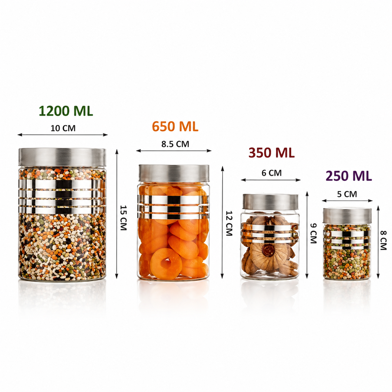 Storepheus™ FreshSeal Pantry Jar Set