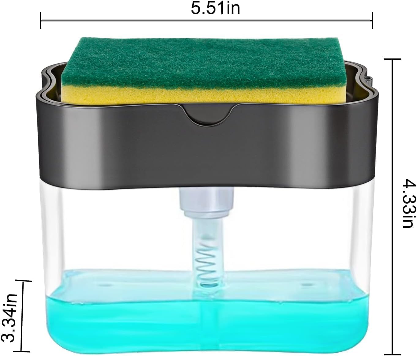 Storepheus™ CleanFlow 2-in-1 Soap Dispenser