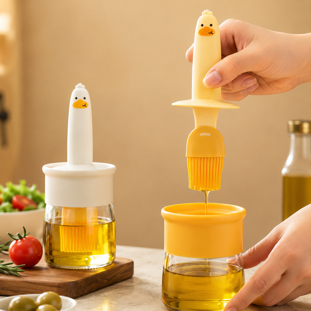 Storepheus™ DailyPour 1000ML + 500ML + 250ML Plastic Oil Bottle Set