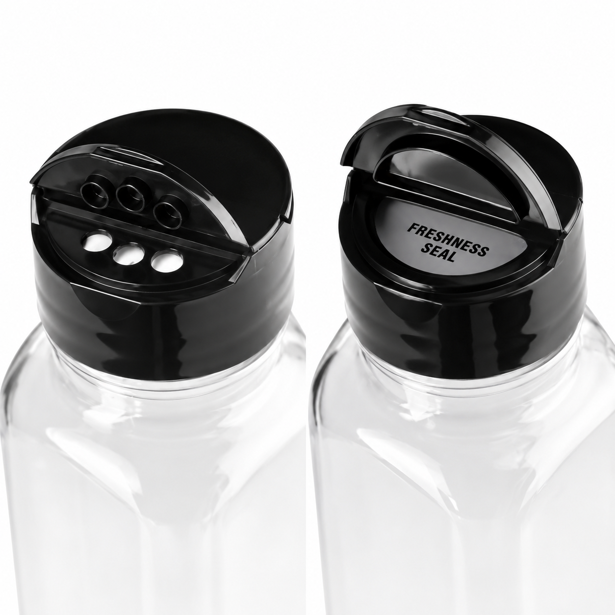 Storepheus™ KitchenPour 2×500ML Oil Bottle + 2 Oil Brush + 4 Spice Jar Set