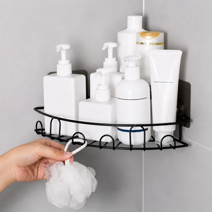 Storepheus™ CornerMax Adhesive Bathroom Rack Set of 2