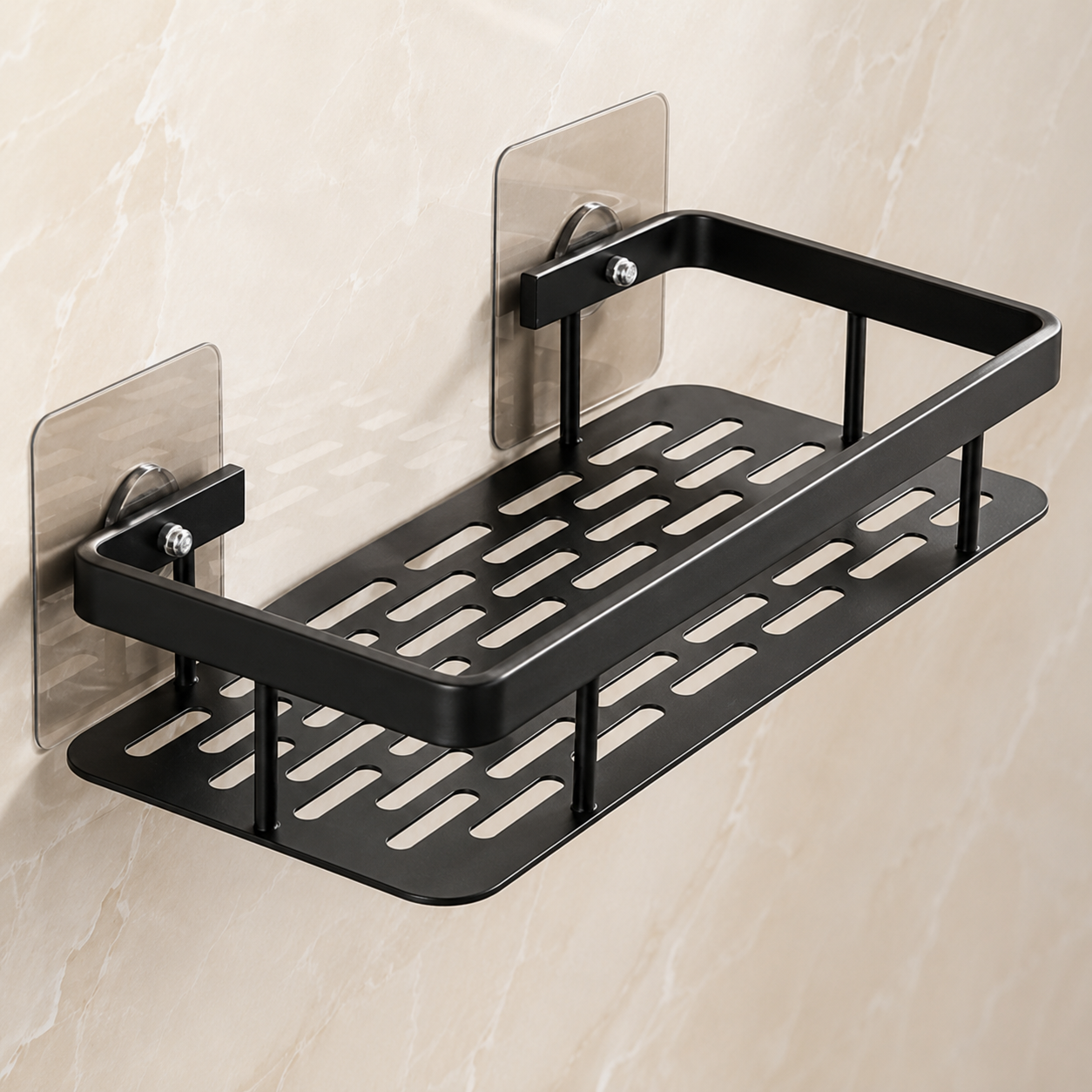 Storepheus™ WallMax Adhesive Bathroom Shelf Set of 2