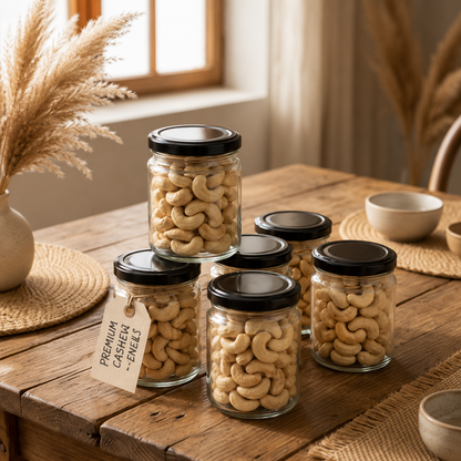 Storepheus™ MiniSeal 200ML Glass Jar Set of 6