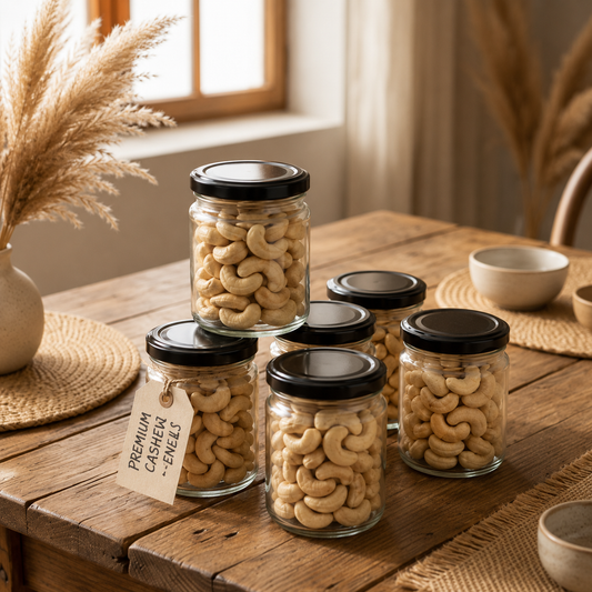 Storepheus™ MiniSeal 200ML Glass Jar Set of 6