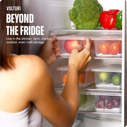 Storepheus™ Fridge Storage Set (1500ml - Pack of 6)