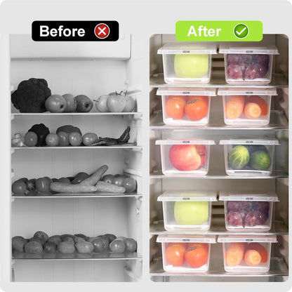 Storepheus™ Fridge Storage Set (1500ml - Pack of 6)