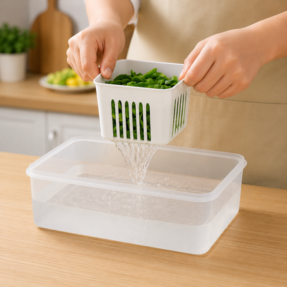 Storepheus™ MealPrep 6-Grid Fridge Organizer