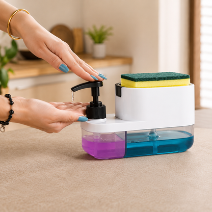 Storepheus™ CleanPress 3-in-1 Soap Dispenser