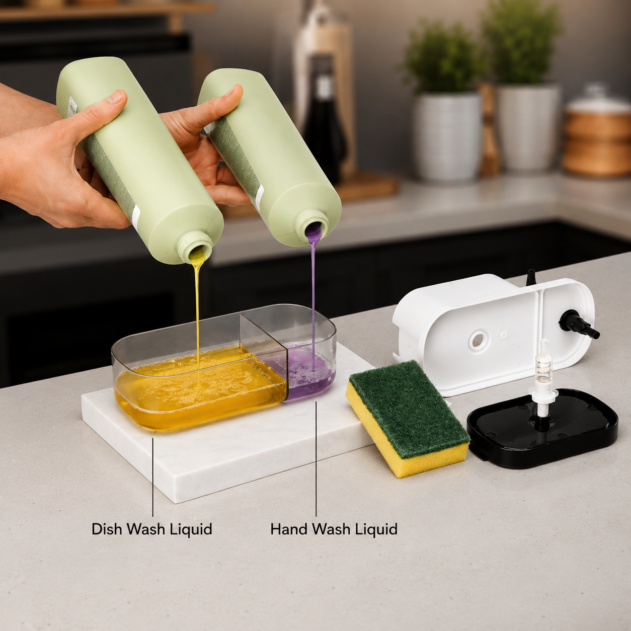 Storepheus™ CleanPress 3-in-1 Soap Dispenser