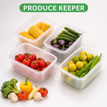 Storepheus™ FreshMax Fridge Storage Set (Pack of 6)